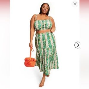 Rhode X Target Cotton skirt